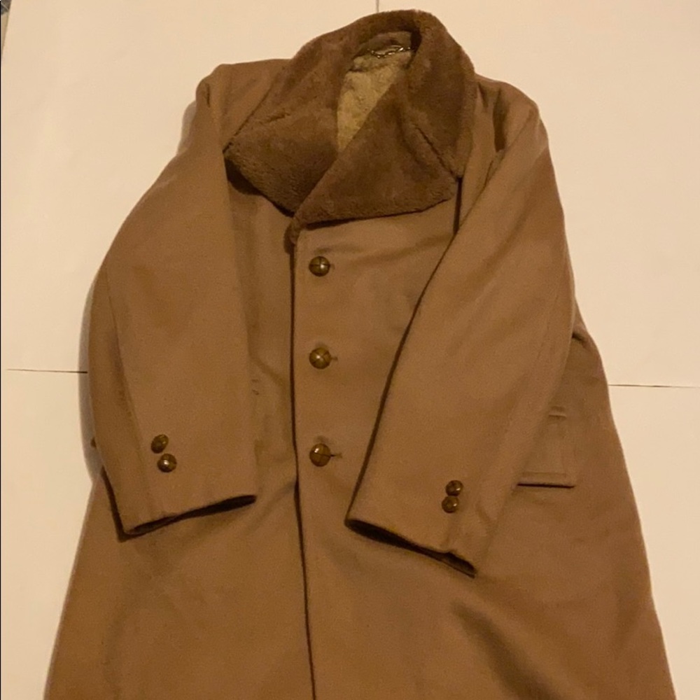 Tan coat with tan fur
